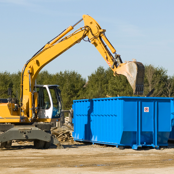 what size residential dumpster rentals are available in Albany Ohio